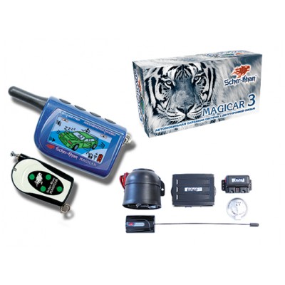 Автосигнализация с 2-ух стороней связью Scher-Khan Magicar 3 Scher-Khan Magicar 3. Технические характеристики Magicar 3.