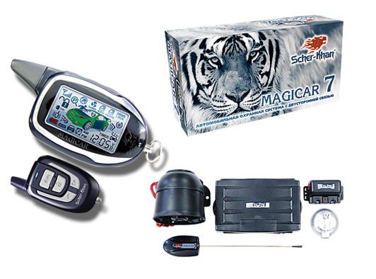 Автосигнализация с 2-ух стороней связью и автозапуском Scher-Khan Magicar 7 Scher-Khan Magicar 7. Технические характеристики Magicar 7.