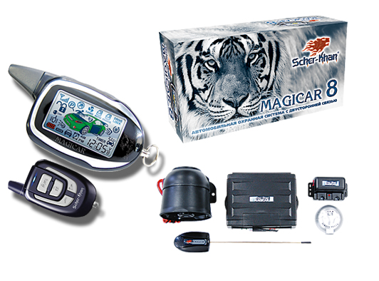Автосигнализация с 2-ух стороней связью Scher-Khan Magicar 8 Scher-Khan Magicar 8. Технические характеристики Magicar 8.
