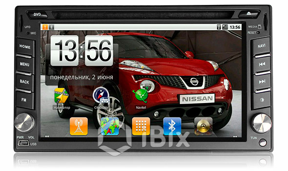 Магнитола iBix Nissan Juke  Магнитола iBix Nissan Juke