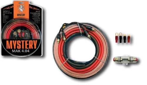 Провода для установки усилителя Mystery MAK 4.04